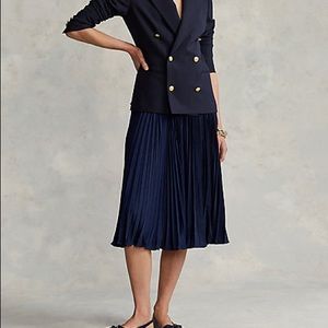 Ralph Lauren pleated midi skirt